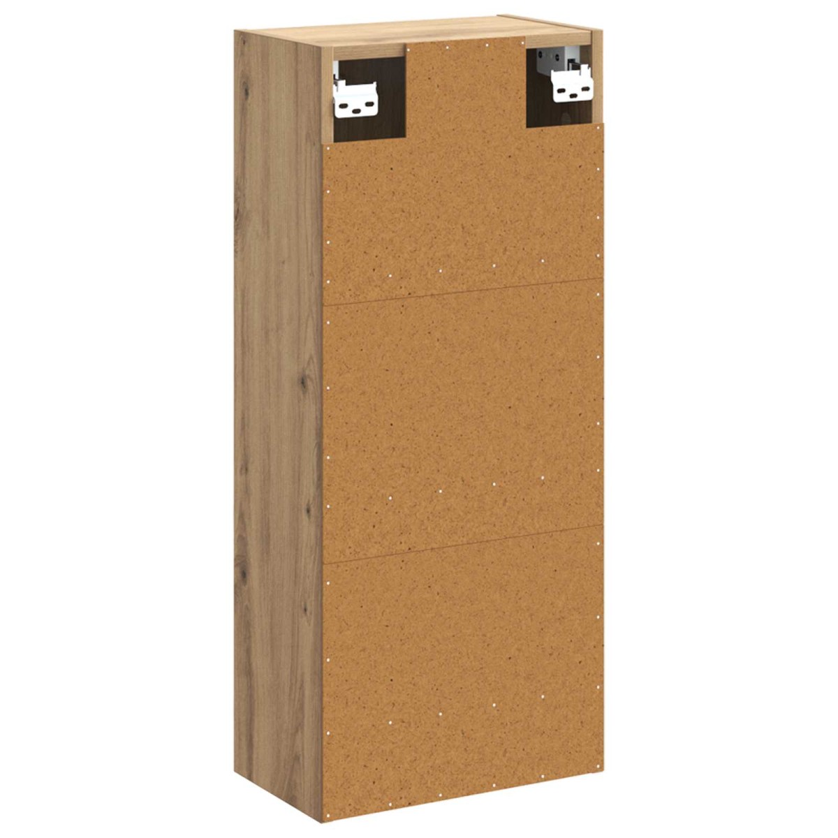 vidaXL Επιτοίχιος νιπτήρας βανίλιας Artisan Δρυς 35 x 20 x 81 εκ.