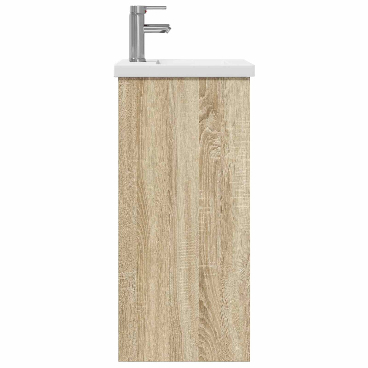 vidaXL Καθρέφτης μπάνιου με νιπτήρα Sonoma Δρυς 42 x 40 x 84,5 εκ
