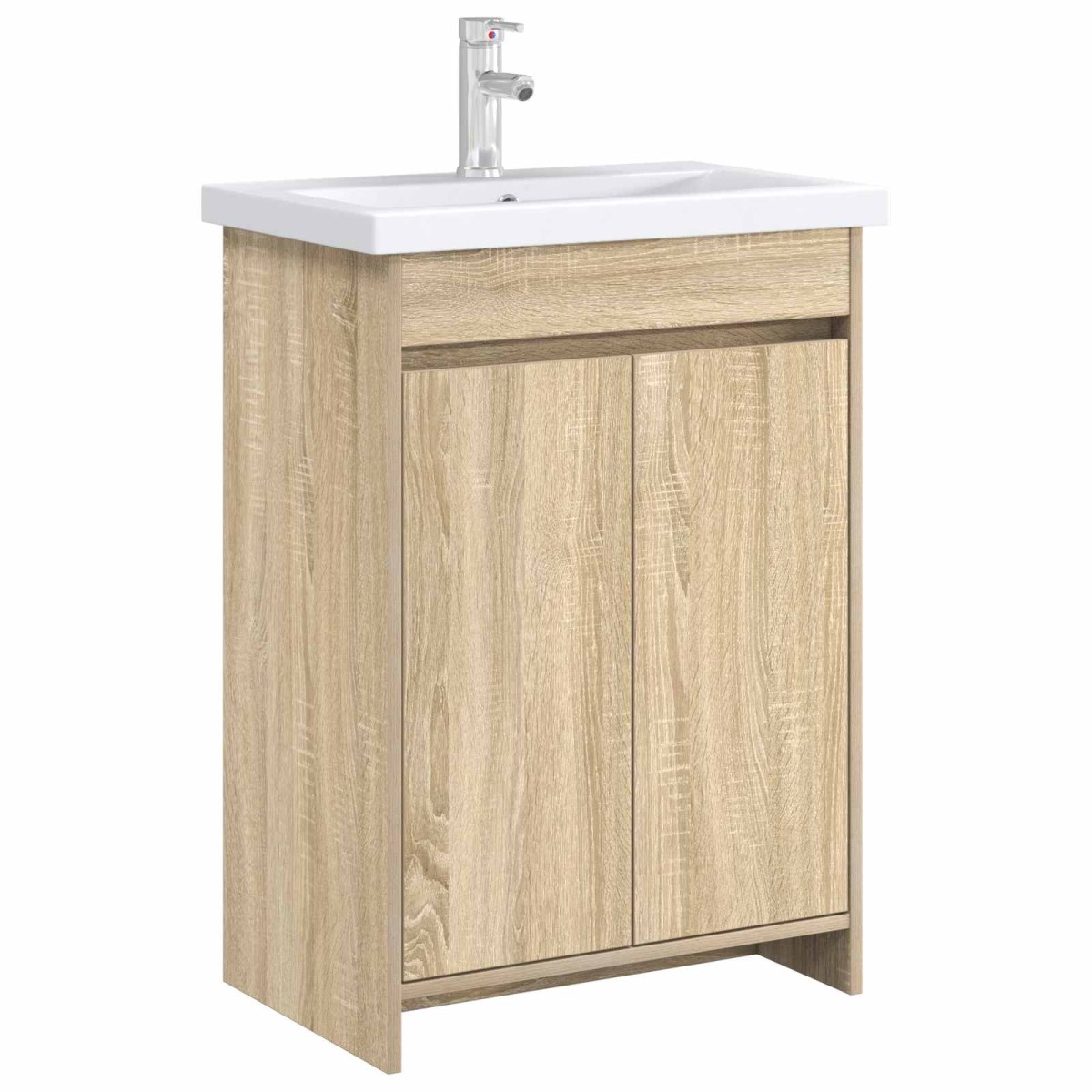 vidaXL Ντουλάπι Κάτω από τον Νιπτήρα Sonoma Δρυς 56 x 37,5 x 81 εκ