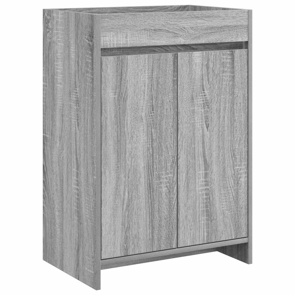 vidaXL Ντουλάπι Κάτω από τον Νιπτήρα Γκρι Sonoma 56 x 37,5 x 81 εκ