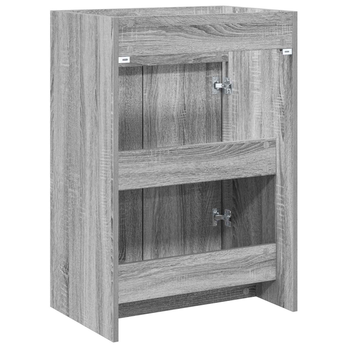 vidaXL Ντουλάπι Κάτω από τον Νιπτήρα Γκρι Sonoma 56 x 37,5 x 81 εκ