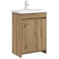 vidaXL Ντουλάπι Κάτω από τον Νιπτήρα Artisan Δρυς 56 x 37,5 x 81 εκ
