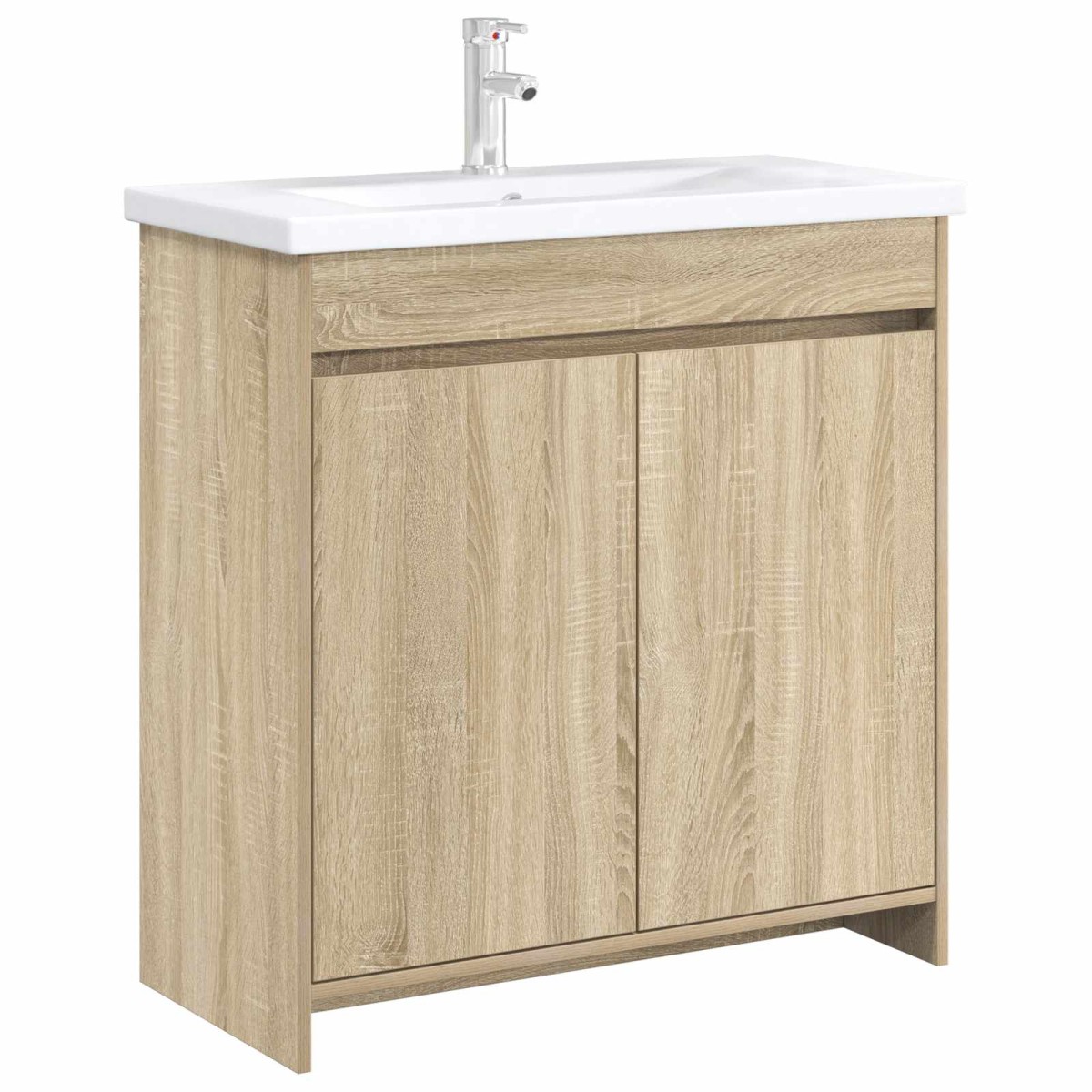 vidaXL Ντουλάπι Κάτω από τον Νιπτήρα Sonoma Δρυς 78,5 x 37,5 x 81 εκ