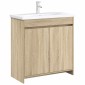 vidaXL Ντουλάπι Κάτω από τον Νιπτήρα Sonoma Δρυς 78,5 x 37,5 x 81 εκ
