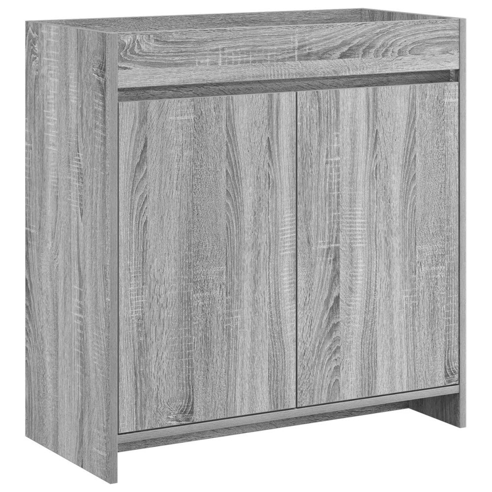 vidaXL Ντουλάπι Κάτω από τον Νιπτήρα Γκρι Sonoma 78,5 x 37,5 x 81 εκ
