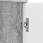 vidaXL Ντουλάπι Κάτω από τον Νιπτήρα Γκρι Sonoma 78,5 x 37,5 x 81 εκ