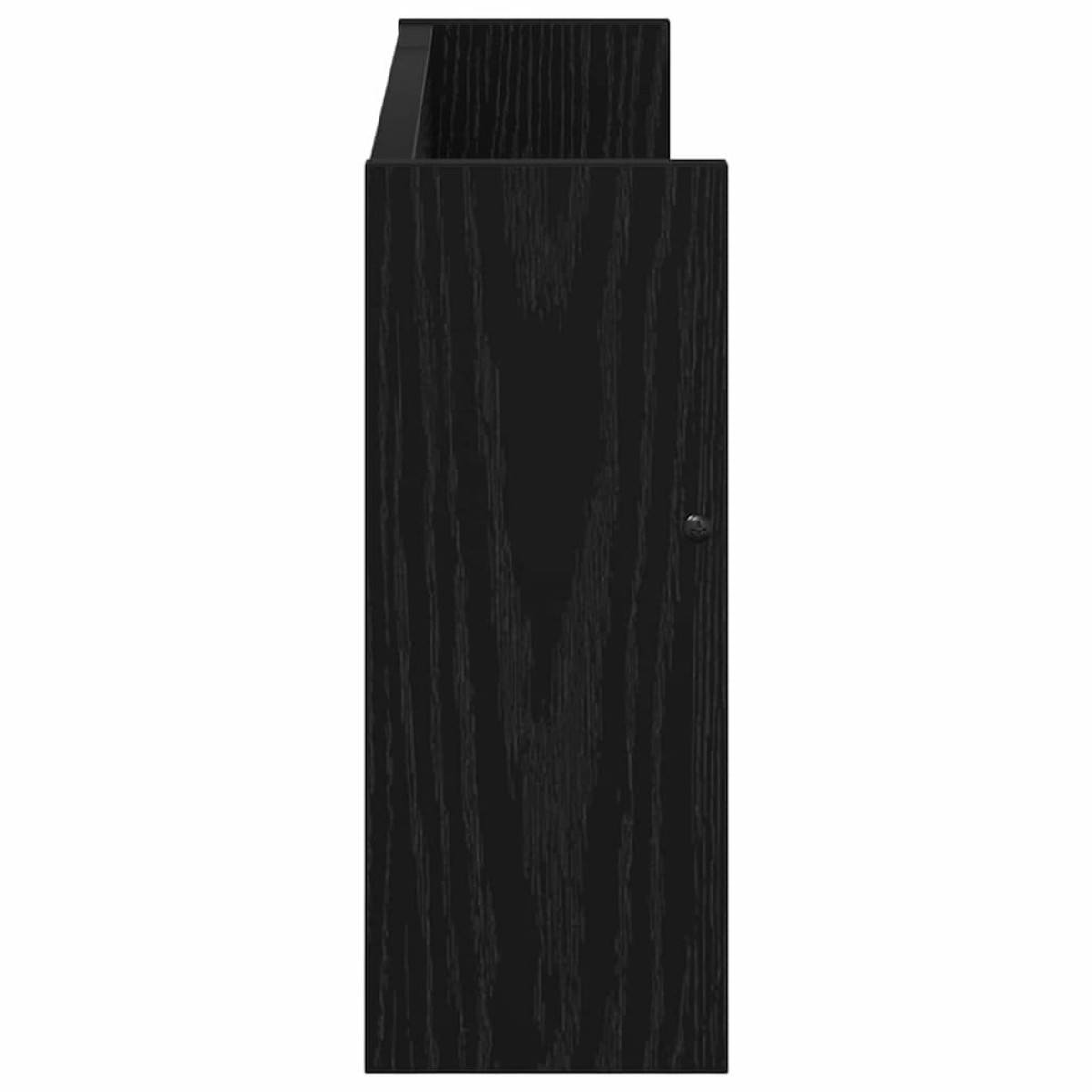 vidaXL Ράφι Περιοδικών Μαύρη Οξυά 60 x 12 x 30 εκ Επεξεργασμένο Ξύλο