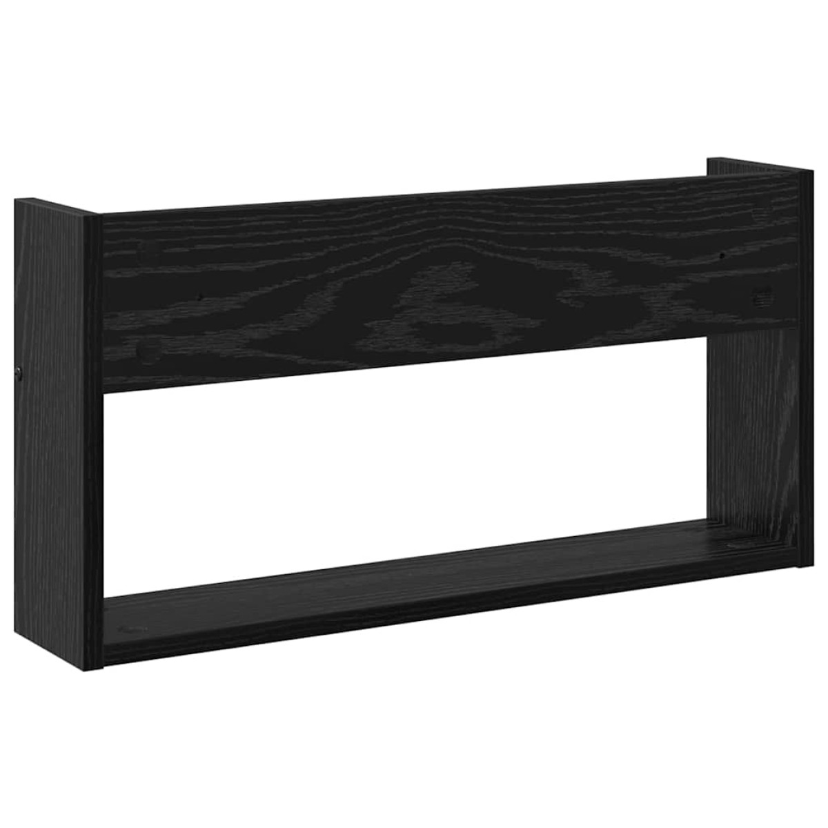vidaXL Ράφι Περιοδικών Μαύρη Οξυά 60 x 12 x 30 εκ Επεξεργασμένο Ξύλο