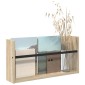 vidaXL Ράφι Περιοδικών Δρύς Sonoma 60 x 12 x 30 εκ Επεξεργασμένο Ξύλο