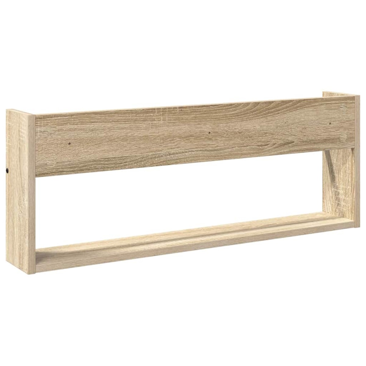 vidaXL Ράφι Περιοδικών Δρύς Sonoma 80 x 12 x 30 εκ Επεξεργασμένο Ξύλο