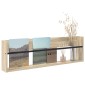 vidaXL Ράφι Περιοδικών Δρύς Sonoma 100 x 12 x 30 εκ Επεξεργασμένο Ξύλο