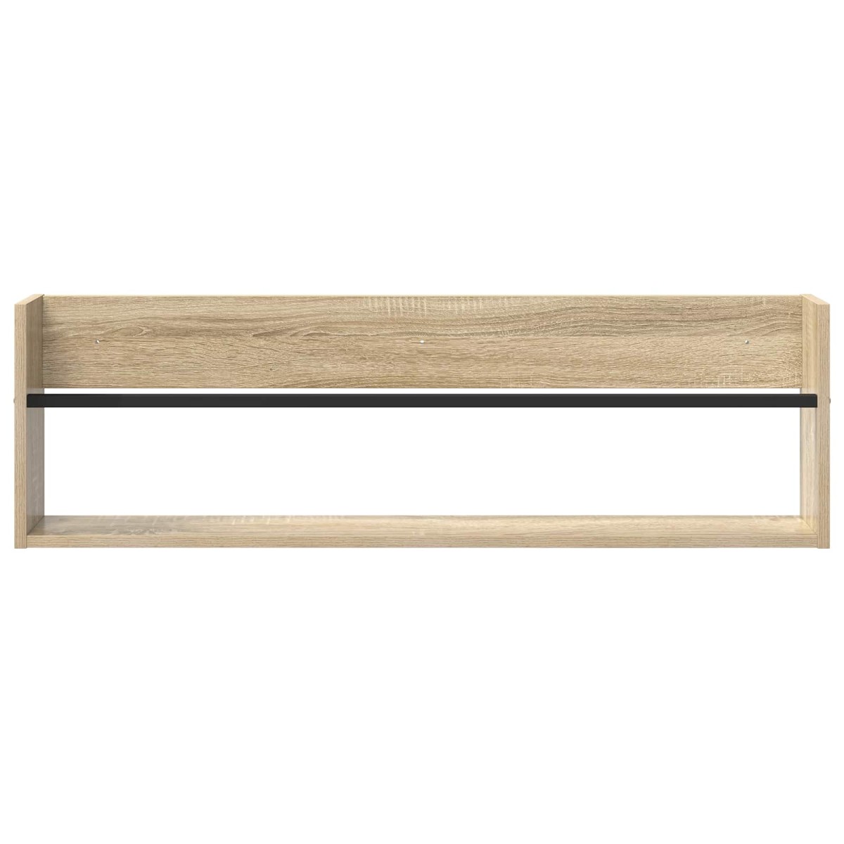 vidaXL Ράφι Περιοδικών Δρύς Sonoma 100 x 12 x 30 εκ Επεξεργασμένο Ξύλο