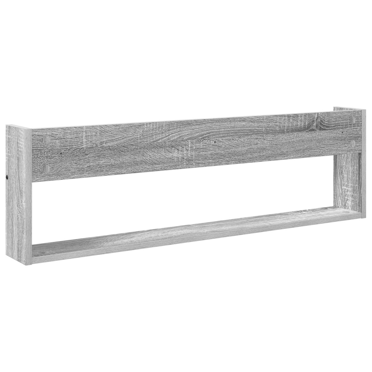 vidaXL Ράφι Περιοδικών με ράφι Γκρίζο Σονομα 100 x 12 x 30 εκ