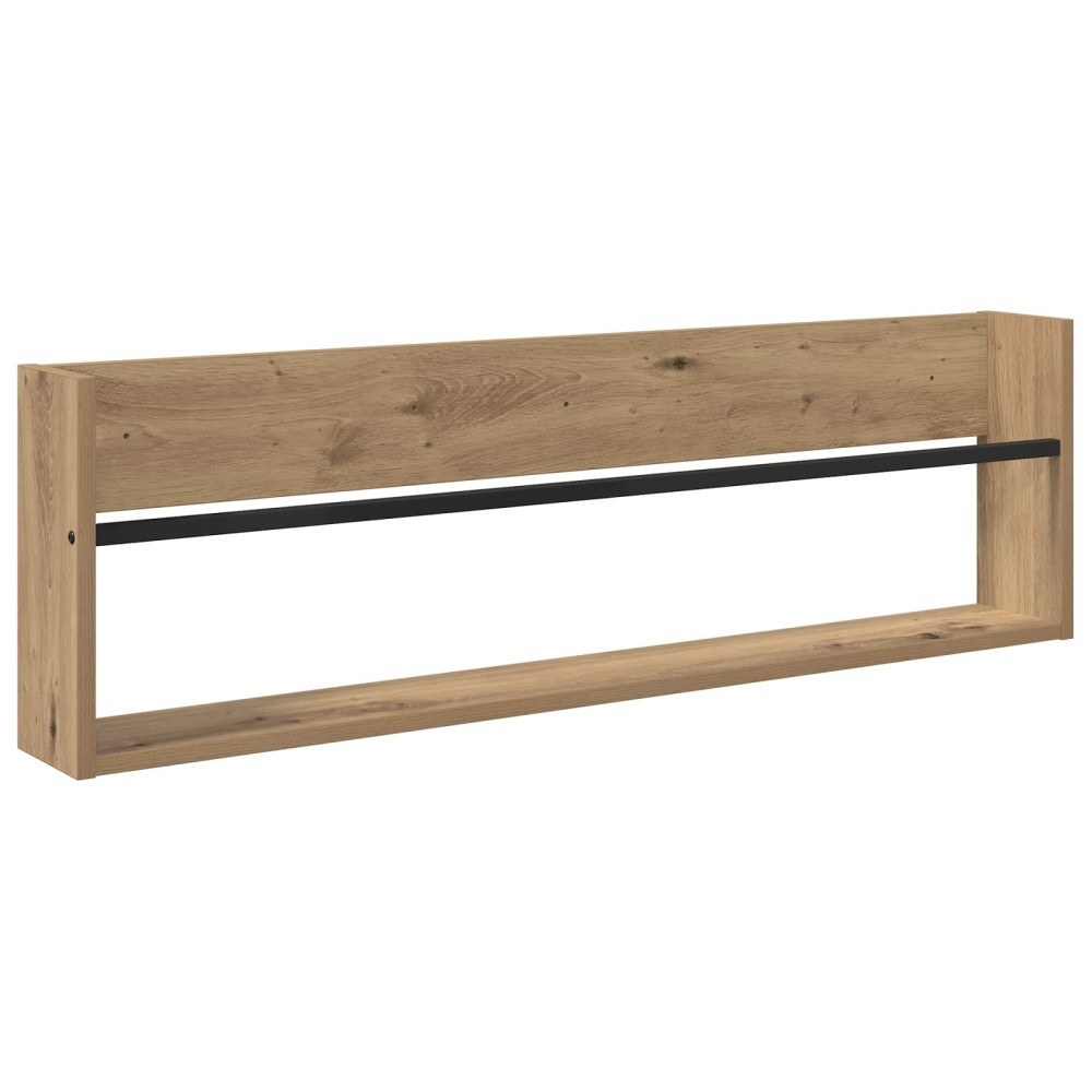vidaXL Ράφι Περιοδικών Artisan Oak 100 x 12 x 30 εκ Επεξεργασμένο Ξύλο