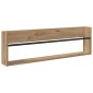 vidaXL Ράφι Περιοδικών με ράφι 2 τεμ. Artisan Oak 100 x 12 x 30 εκ