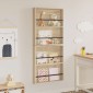 vidaXL Ράφι Περιοδικών με ράφι 2 τμχ. Δρύς Sonoma 60 x 12 x 70 εκ