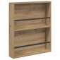 vidaXL Ράφι Περιοδικών Artisan Oak 60 x 12 x 70 εκ Επεξεργασμένο Ξύλο