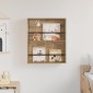 vidaXL Ράφι Περιοδικών Artisan Oak 60 x 12 x 70 εκ Επεξεργασμένο Ξύλο