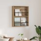 vidaXL Ράφι Περιοδικών Artisan Oak 60 x 12 x 70 εκ Επεξεργασμένο Ξύλο