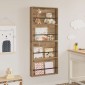 vidaXL Ράφι Περιοδικών με ράφι 2 τμχ. Artisan Oak 60 x 12 x 70 εκ
