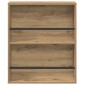 vidaXL Ράφι Περιοδικών με ράφι 2 τμχ. Artisan Oak 60 x 12 x 70 εκ