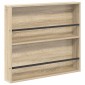 vidaXL Ράφι Περιοδικών Δρύς Sonoma 80 x 12 x 70 εκ Επεξεργασμένο Ξύλο