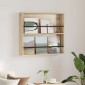 vidaXL Ράφι Περιοδικών Δρύς Sonoma 80 x 12 x 70 εκ Επεξεργασμένο Ξύλο
