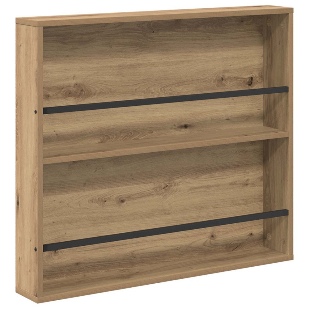 vidaXL Ράφι Περιοδικών Artisan Oak 80 x 12 x 70 εκ Επεξεργασμένο Ξύλο