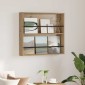 vidaXL Ράφι Περιοδικών Artisan Oak 80 x 12 x 70 εκ Επεξεργασμένο Ξύλο