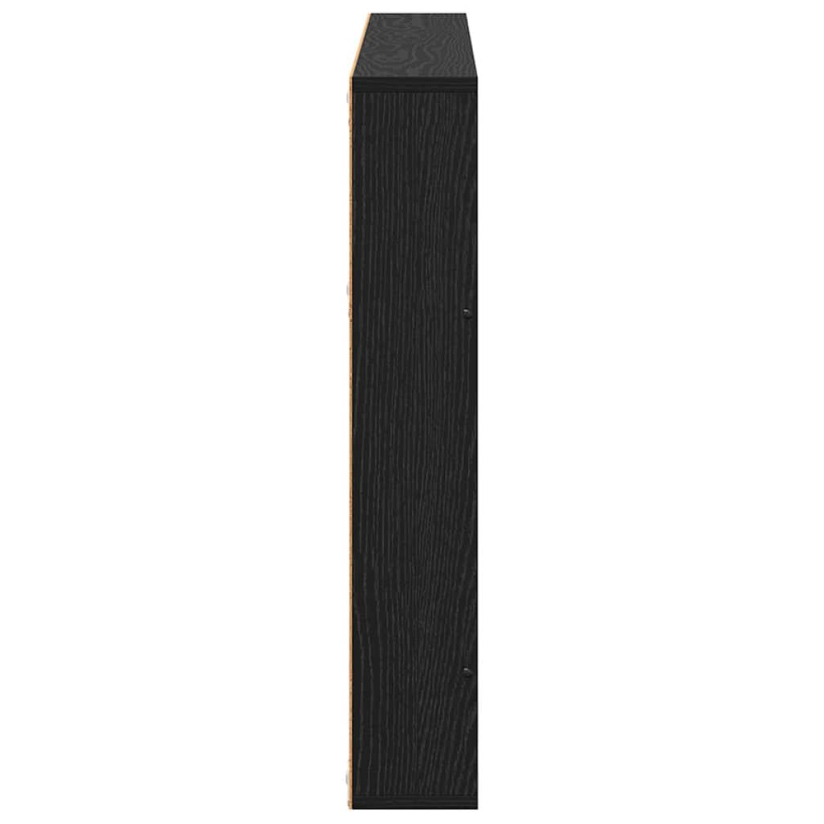 vidaXL Ράφι Περιοδικών Μαύρη Οξυά 100 x 12 x 70 εκ Επεξεργασμένο Ξύλο