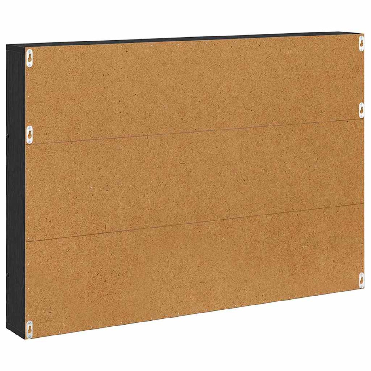 vidaXL Ράφι Περιοδικών Μαύρη Οξυά 100 x 12 x 70 εκ Επεξεργασμένο Ξύλο