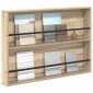 vidaXL Ράφι Περιοδικών Δρύς Sonoma 100 x 12 x 70 εκ Επεξεργασμένο Ξύλο
