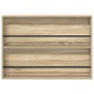 vidaXL Ράφι Περιοδικών Δρύς Sonoma 100 x 12 x 70 εκ Επεξεργασμένο Ξύλο