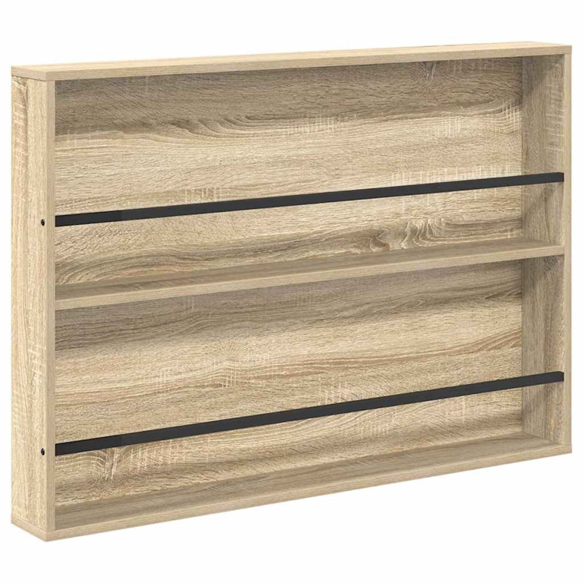 vidaXL Ράφι Περιοδικών με ράφι 2 τμχ. Δρύς Sonoma 100 x 12 x 70 εκ