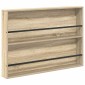 vidaXL Ράφι Περιοδικών με ράφι 2 τμχ. Δρύς Sonoma 100 x 12 x 70 εκ