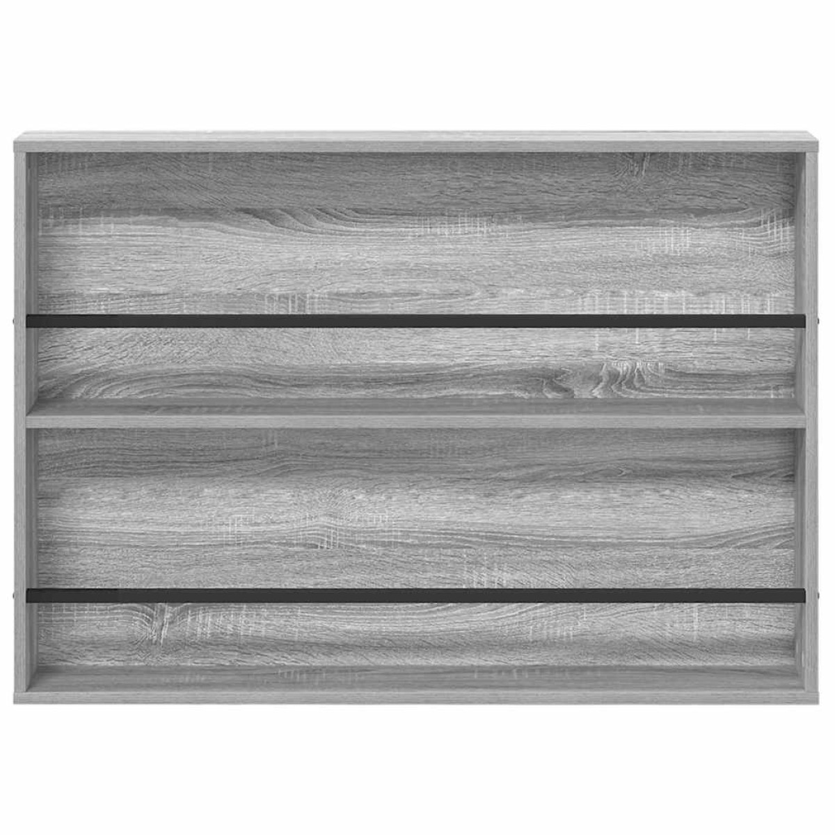 vidaXL Ράφι Περιοδικών με ράφι Γκρίζο Σονομα 100 x 12 x 70 εκ