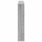 vidaXL Ράφι Περιοδικών με ράφι Γκρίζο Σονομα 100 x 12 x 70 εκ