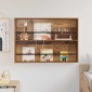 vidaXL Ράφι Περιοδικών Παλιό ξύλο 100 x 12 x 70 εκ Επεξεργασμένο Ξύλο