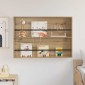 vidaXL Ράφι Περιοδικών Artisan Oak 100 x 12 x 70 εκ Επεξεργασμένο Ξύλο