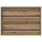 vidaXL Ράφι Περιοδικών Artisan Oak 100 x 12 x 70 εκ Επεξεργασμένο Ξύλο