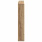 vidaXL Ράφι Περιοδικών Artisan Oak 100 x 12 x 70 εκ Επεξεργασμένο Ξύλο