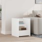 vidaXL Ράφι Περιοδικών Λευκό 35 x 35 x 45 εκ Επεξεργασμένο Ξύλο