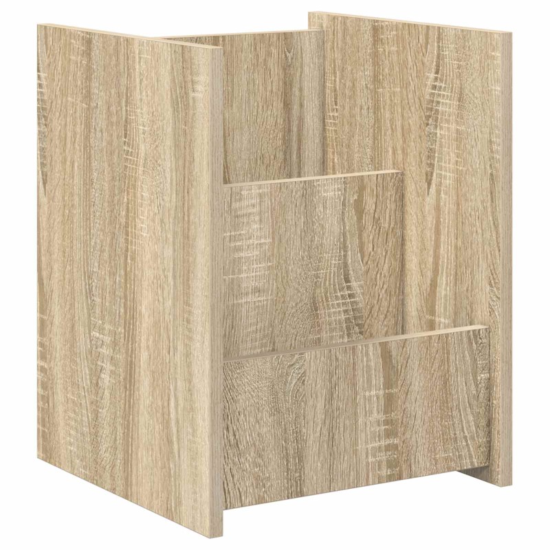 vidaXL Ράφι Περιοδικών Δρύς Sonoma 35 x 35 x 45 εκ Επεξεργασμένο Ξύλο