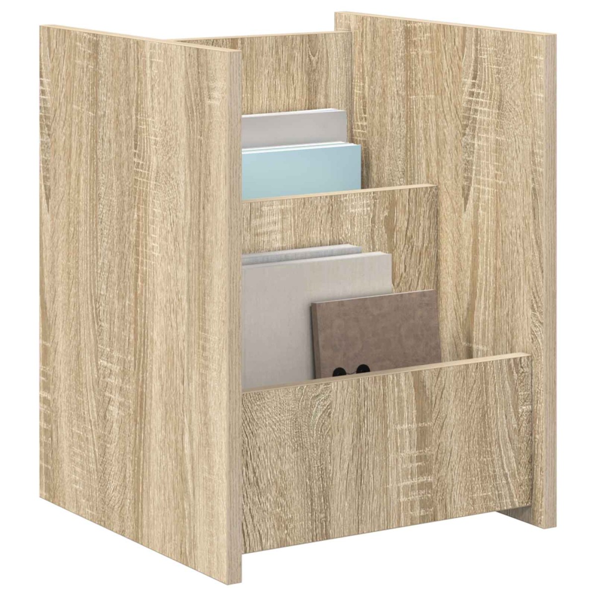 vidaXL Ράφι Περιοδικών Δρύς Sonoma 35 x 35 x 45 εκ Επεξεργασμένο Ξύλο