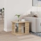 vidaXL Ράφι Περιοδικών Δρύς Sonoma 35 x 35 x 45 εκ Επεξεργασμένο Ξύλο