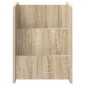 vidaXL Ράφι Περιοδικών Δρύς Sonoma 35 x 35 x 45 εκ Επεξεργασμένο Ξύλο