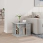 vidaXL Ράφι Περιοδικών Γκρι Μπετόν 35 x 35 x 45 εκ Επεξεργασμένο Ξύλο