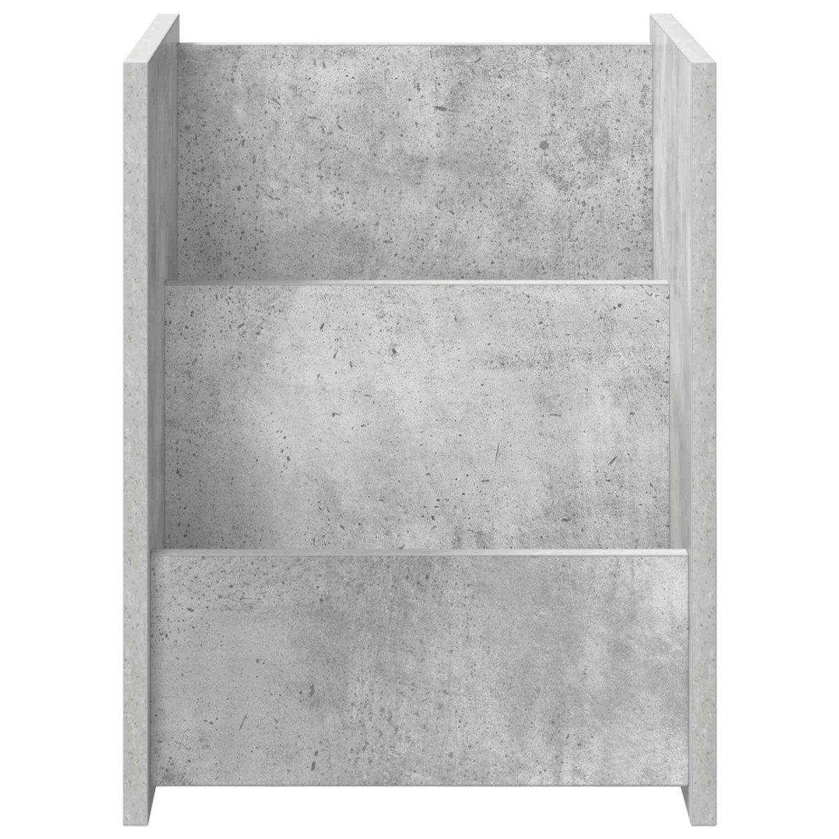 vidaXL Ράφι Περιοδικών Γκρι Μπετόν 35 x 35 x 45 εκ Επεξεργασμένο Ξύλο
