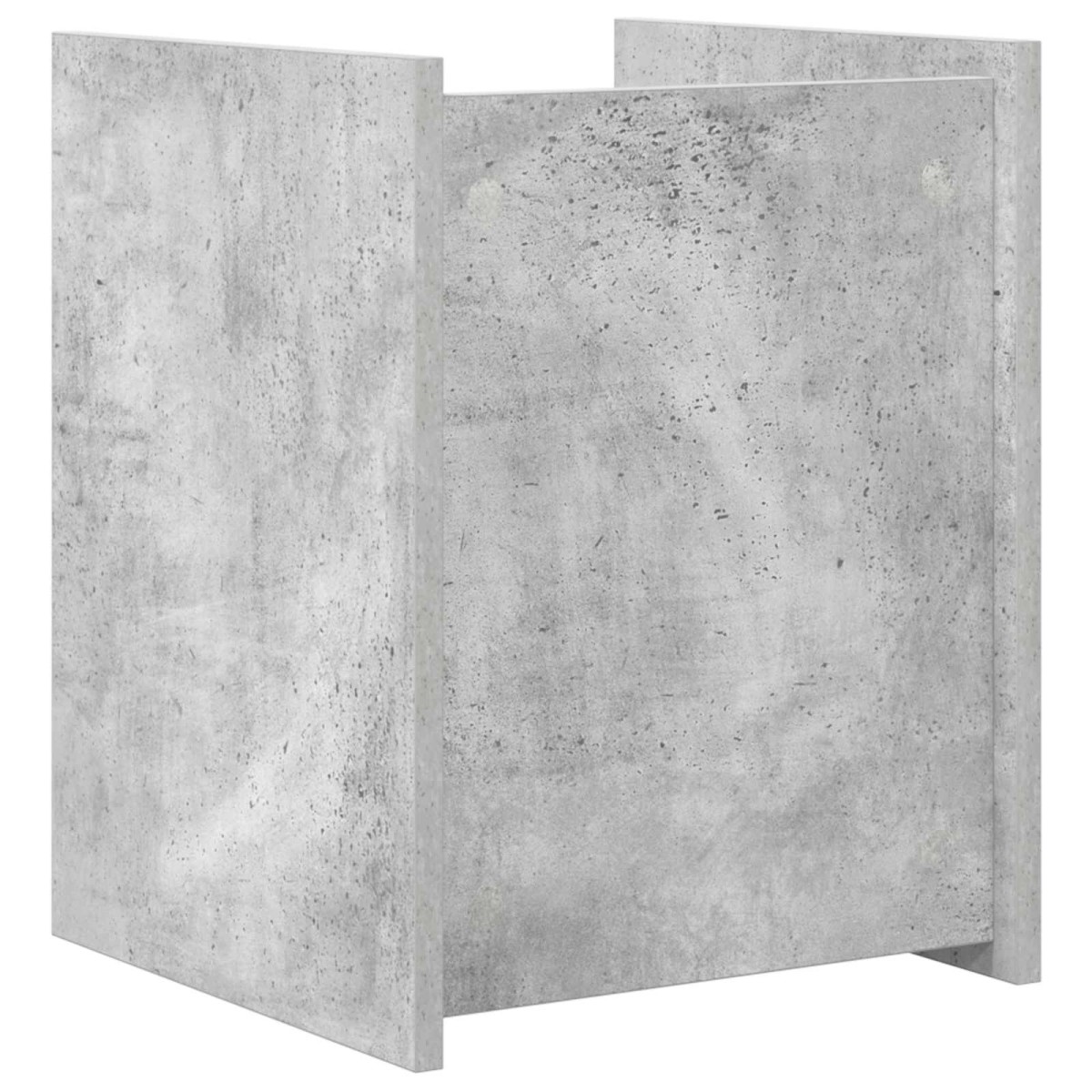 vidaXL Ράφι Περιοδικών Γκρι Μπετόν 35 x 35 x 45 εκ Επεξεργασμένο Ξύλο