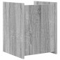 vidaXL Ράφι Περιοδικών με ράφι Γκρίζο Σονομα 35 x 35 x 45 εκ